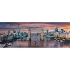 across the river thames - puzzle 1000 pezzi panorama