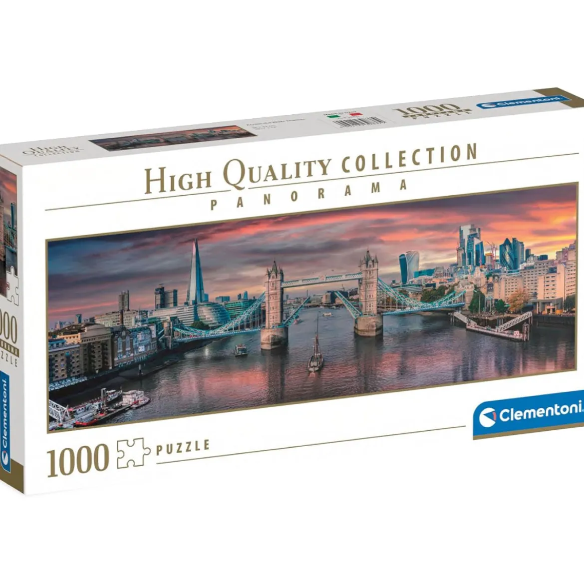 across the river thames - puzzle 1000 pezzi panorama