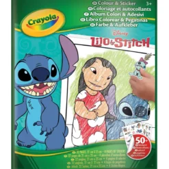 album da colorare con sticker - lilo & stitch