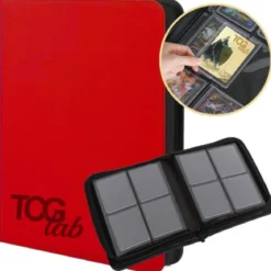 album per toploader a 4 tasche (112 toploader) - rosso