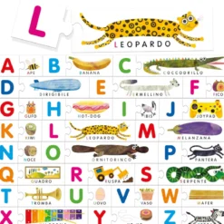 alfabeto tattile montessori