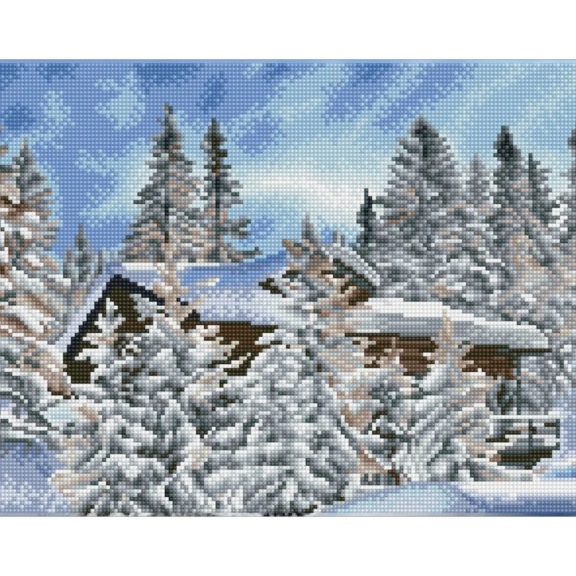 alpine retreat - diamond dotz squares dq8.015 41x31cm