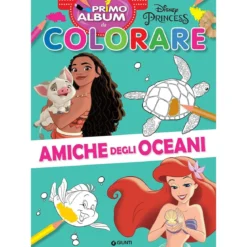 amiche degli oceani. primo album da colorare. ediz. a colori