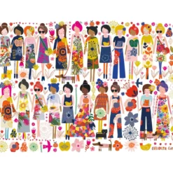 amiche e fiori - puzzle xxl 200 pezzi