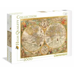 ancient map - puzzle 2000 pezzi high quality collection