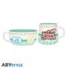 animal crossing - breakfast set mug + bowl