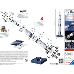 apollo saturn v - puzzle 3d