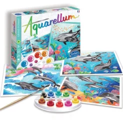 aquarellum - delfini