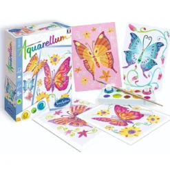 aquarellum farfalle - 2 disegni e 3 colori
