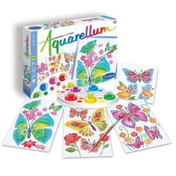 aquarellum junior - farfalle e fiori