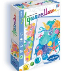 aquarellum unicorni - 2 disegni e 3 colori