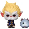 arcane: league of legens - heimerdinger with poro 9cm - funko pop! 1605