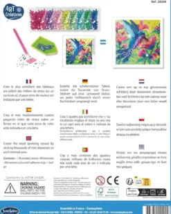 art & creations - canevas à diamanter - colibrì