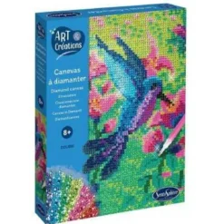 art & creations - canevas à diamanter - colibrì