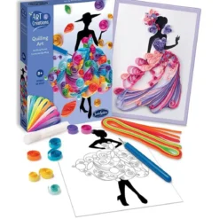 art & creations - quilling art - abiti da sogno