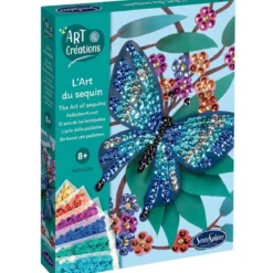 art & creations - sequin art - farfalla