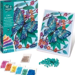 art & creations - sequin art - farfalla