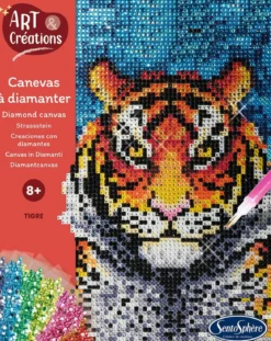 art e créations - canevas a diamanter - tigre