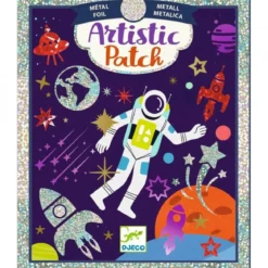 artistic patch cosmos - quadretti da decorare con fogli metallizzati