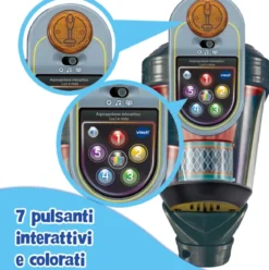 aspirapolvere interattivo luci e note