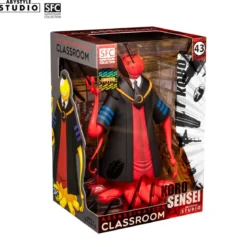 assassination classroom - koro sensei rosso - statuetta 20cm