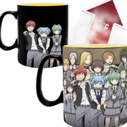 assassination classroom - tazza heat change 460ml - koro attacked