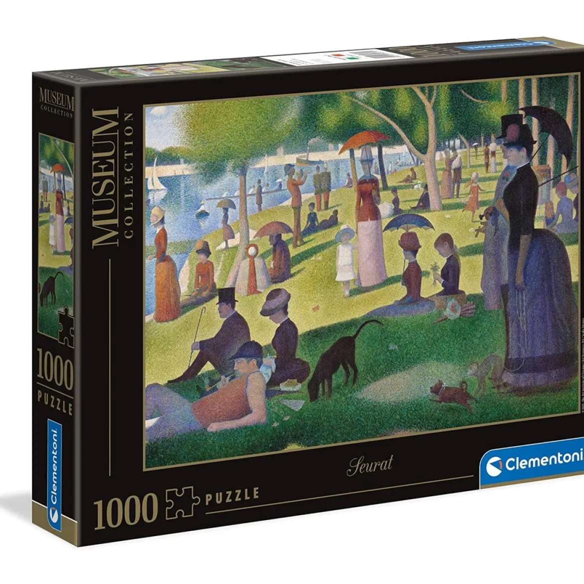 a sunday afternoon on the island of la grande jatte - puzzle 1000 pezzi museum collection