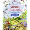 atlante illustrato. ediz. a colori. con carta geografica ripiegata