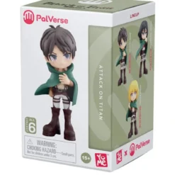 attack on titan - anime figures blind box - 1 personaggio assortito
