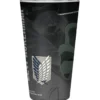 attack on titan - bicchiere large 400ml - glass levi s4