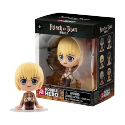 attack on titan - bobble hero blind box - 1 personaggio assortito