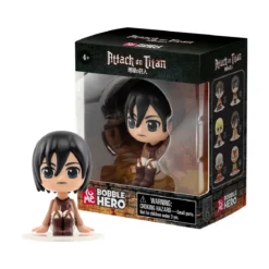 attack on titan - bobble hero blind box - 1 personaggio assortito