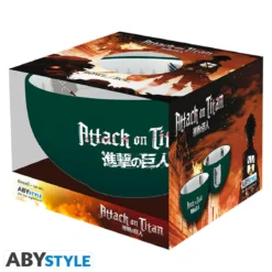attack on titan - ciotola 600ml - emblemi