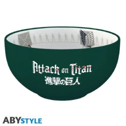 attack on titan - ciotola 600ml - emblemi