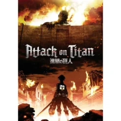 attack on titan - poster maxi 91,5x61cm - key art