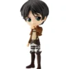 attack on titan - q posket - eren yeager (ver. a) - statua 14cm