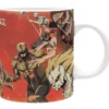 attack on titan - tazza 320ml - battle scene s4