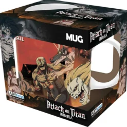 attack on titan - tazza 320ml - battle scene s4