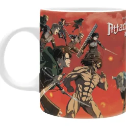 attack on titan - tazza 320ml - battle scene s4