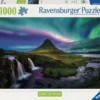 aurora su kirkjufell - puzzle 1000 pezzi