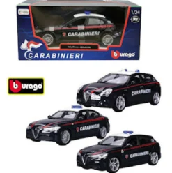 auto burago carabinieri 1:24 - un modello assortito