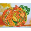 autumn pumpkin amber sparkle - diamond dotz intermediate dd10.016 52x39cm