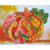 autumn pumpkin rose sparkle - diamond dotz intermediate dd10.015 52x39cm