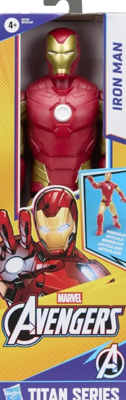 avengers personaggio 30cm titan hero - iron man articolato
