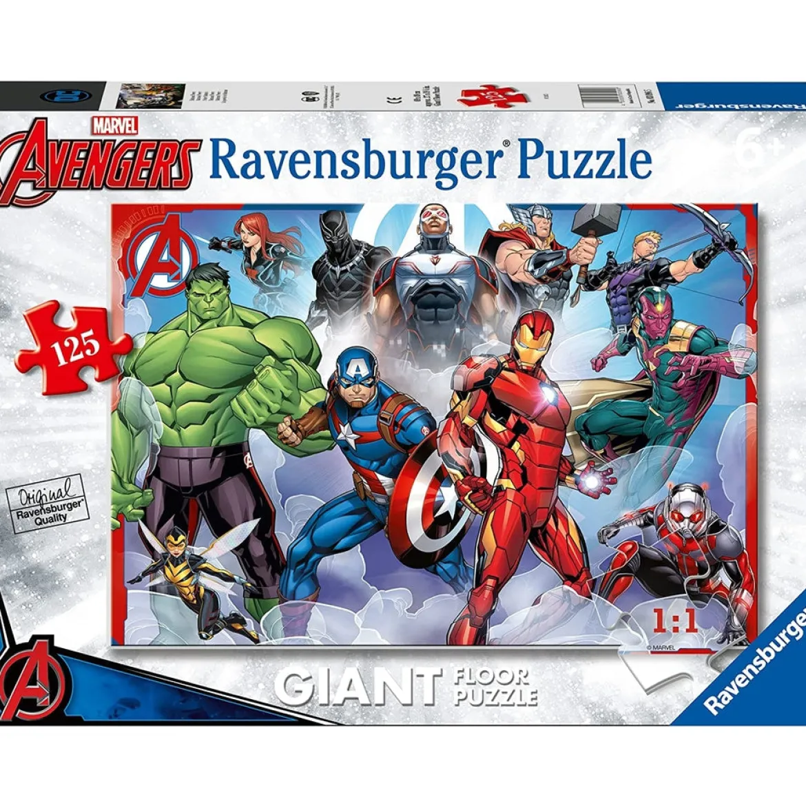 avengers - puzzle 125 pezzi pavimento