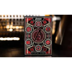 avengers red edition - mazzo di carte - poker e ramino
