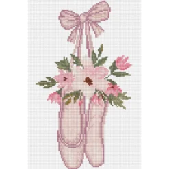 ballet slippers - diamond dotz squares dq7.003 24x37cm