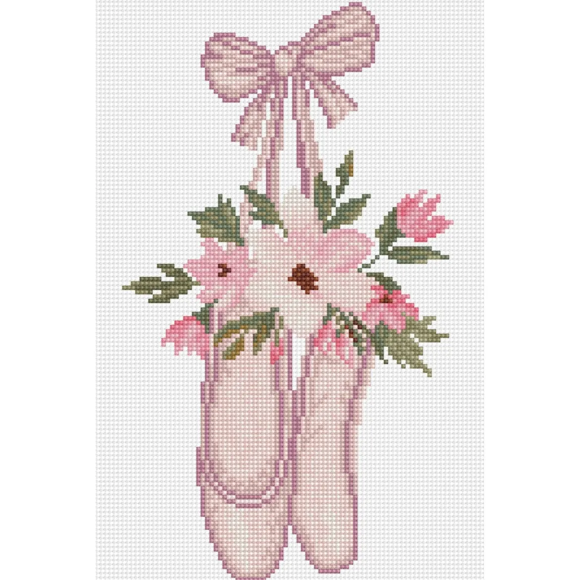 ballet slippers - diamond dotz squares dq7.003 24x37cm