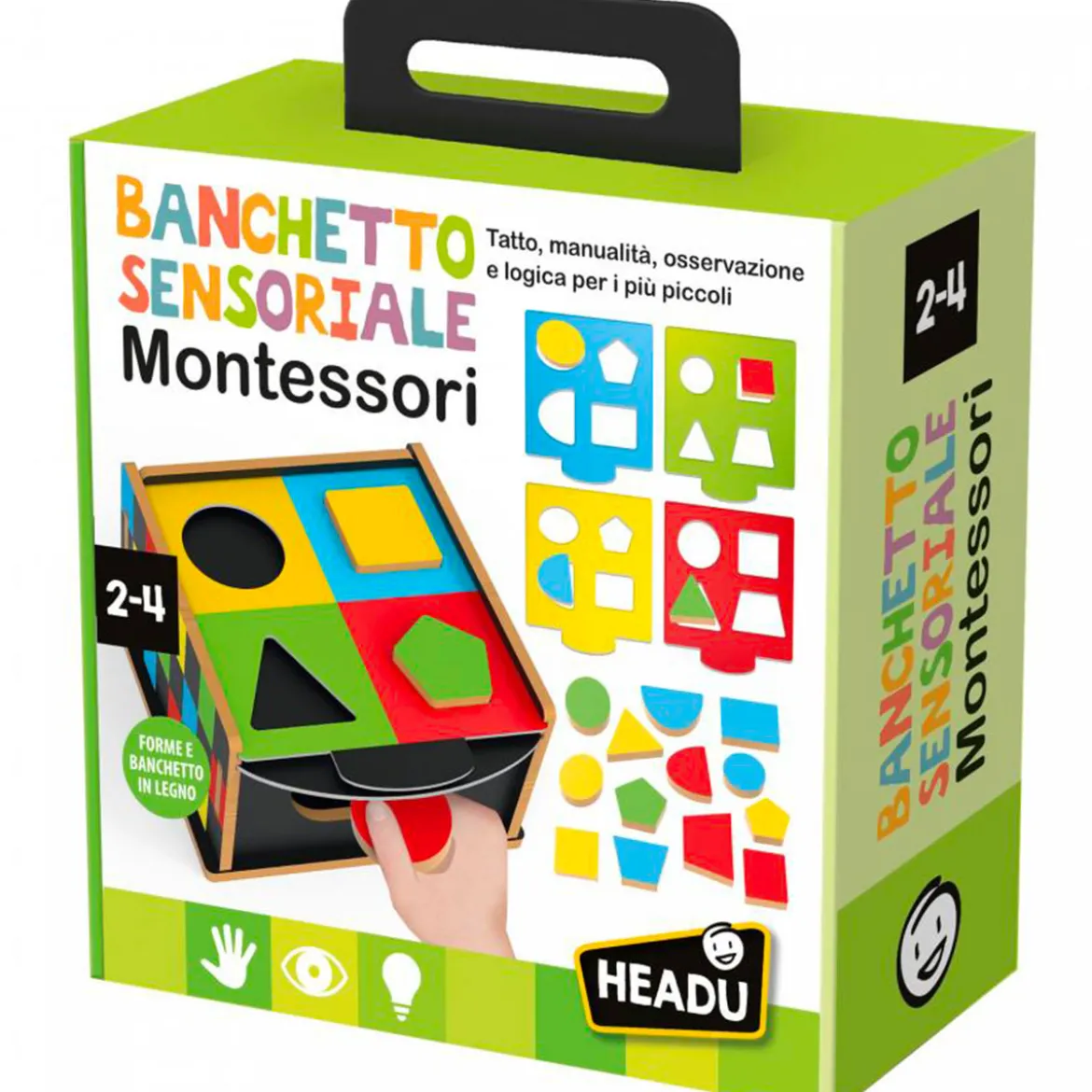 banchetto sensoriale montessori