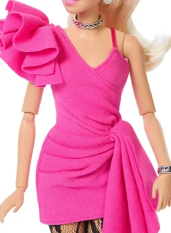 barbie - fashionista deluxe - bionda con vestito fucsia
